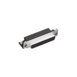 1 pcs : 745783-4 - D-Sub Standard Connectors RECP FRNT MTL SHL 25