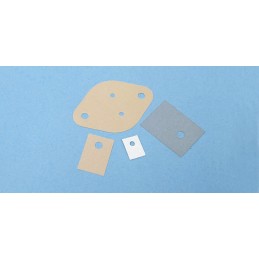 10 pcs - Bergquist Self-Adhesive Thermal Interface Pad, 0.152mm Thick, 1.3W/m·K, Thin Film Polyimide, 25.4 x 19.05mm