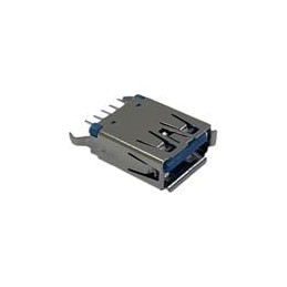 1 pcs : PCUA30E - USB Connectors USB 3.0 (TOP ENTRY) TH