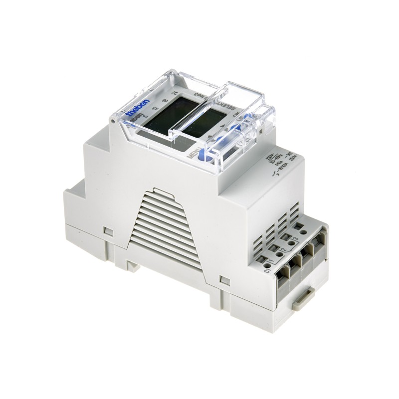 1 pcs - Theben Digital DIN Rail Time Switch 230 V ac, 1-Channel