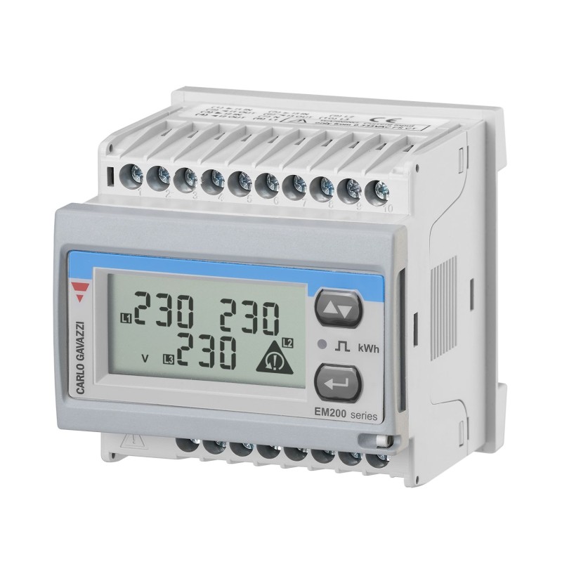1 pcs - Carlo Gavazzi 3 Phase LCD Energy Meter