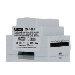 1 pcs - RS PRO 1, 3 Phase LCD Backlit Energy Meter, Type Energy Meter