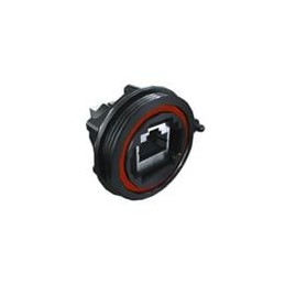 1 pcs : SCRE-01 - Modular Connectors / Ethernet Connectors Ethernet Panel Mount Assembly