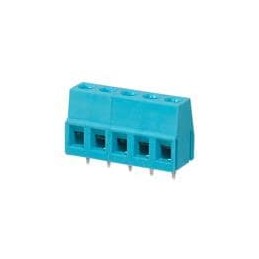 1 pcs : TB004-508-05BE - Fixed Terminal Blocks Terminal block, screw type, 5.08 , horizontal, 5 poles, CUI Blue, slotted screw, 