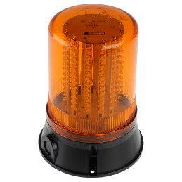 1 pcs - Moflash LED401 Series Amber Multiple Effect Beacon, 24 V dc, Surface Mount, LED Bulb, IP65