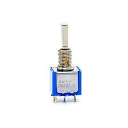 1 pcs : 5649A9 - Toggle Switches DPDT 6A 125V 11.4mm On-Off-On