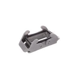 1 pcs : H10B-AG-SL - Heavy Duty Power Connectors H10B Bulkhead Plstc Double Lock, Grey