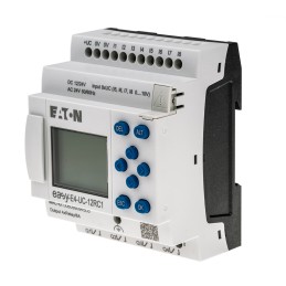 1 pcs - Eaton EasyE4 Series Logic Module, 12 V dc, 24 V dc Supply, Relay Output, 4 (Analogue), 8 (Digital)-Input, Analogue,