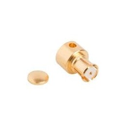 1 pcs : SMP-FR-C06 - RF Connectors / Coaxial Connectors RA CABLE JACK TO .047 SEMI-RIGID