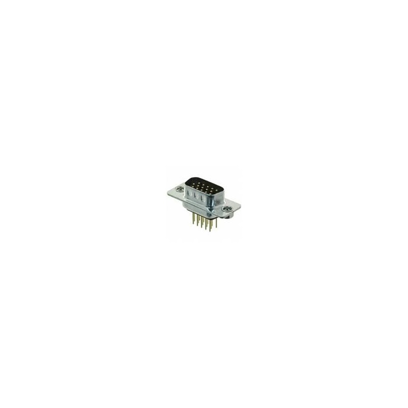 1 pcs : 780-M15-113R011 - D-Sub High Density Connectors IP67,15P HD M VERT NI W/CLINCH NUT 1