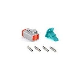 1 pcs : AT06-4S-KIT01 - Automotive Connectors AT 4S KIT WEDGE & CONTACTS