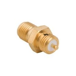 1 pcs : 901-9841 - RF Connectors / Coaxial Connectors BULKHEAD RECEPTACLE HEX FLANGE POST Au