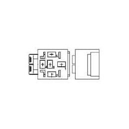 1 pcs : VCF4-1003 - Relay Sockets & Fixings Bracket mount socket