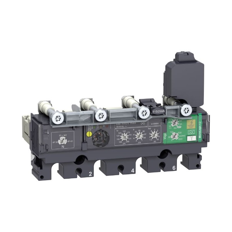 1 pcs - Schneider Electric ComPacT New Generation Trip Unit for use with ComPacT NSX 160/250 Circuit Breakers