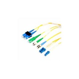 1 pcs : 942-215CC-100.2 - Fibre Optic Cable Assemblies JUMPER, LC/UPC, 2mm, Ultra Polish, .2m