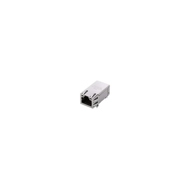 1 pcs : TMJK071AWNL - Modular Connectors / Ethernet Connectors RJ45 ICM, 1G Base-T, 1x1, Long Body, Tab Up, 12 pin THT, T+CMC+Au