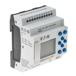 1 pcs - Eaton EasyE4 Series Control Relay, 100 - 240 V ac/dc Supply, Digital, Relay Output, 8-Input, Digital Input