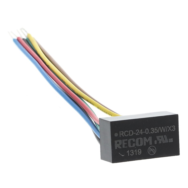 1 pcs - Recom LED Driver, 2 - 35V dc Output, 12.25W Output, 350mA Output, Constant Current Dimmable