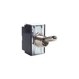 1 pcs : 6GM5S-73 - Toggle Switches 2-pole, (ON) - OFF - (ON), 10A/15A 250VAC/125VAC 3/4 HP, Non-Illuminated Bat Style Toggle Swi