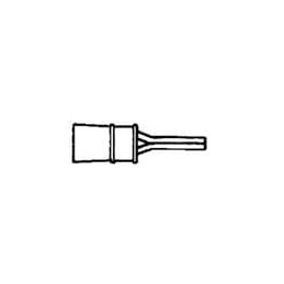 1 pcs : 342166-1 - Terminals 16-14 F.E.P.G. WIRE PIN