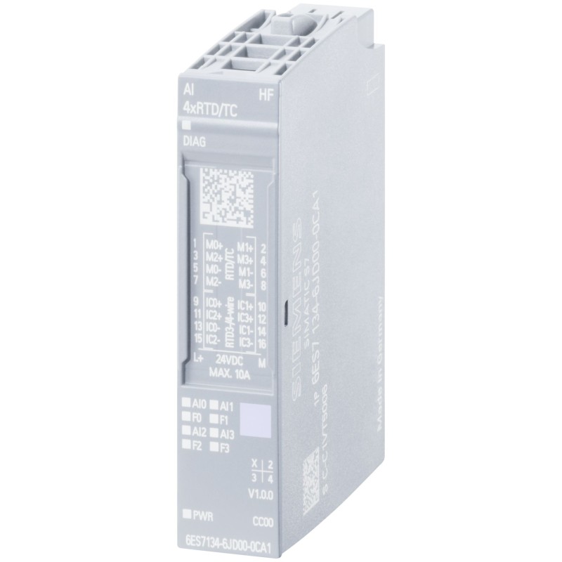 1 pcs - Siemens 6ES7132 Series Analog Input Module for Use with SIMATIC I/O System, Analog