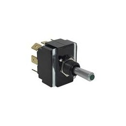 1 pcs : LT-1511-610-012 - Toggle Switches 1-pole, ON - None - OFF, 10A/15A/15A 250VAC/125VAC/12-28VDC 3/4 HP a. 125-250VAC, Illu