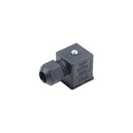 1 pcs : 1212010032 - Circular DIN Connectors TYPE A 3P BLACK UL VO NBR GASKET