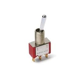 1 pcs : 7201K2CQEG - Toggle Switches 0.4VA 20VAC/DC DPDT ON-NONE-ON PCB