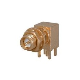 1 pcs : 142-4701-501 - RF Connectors / Coaxial Connectors PC R/A BLKHD JCK GLD