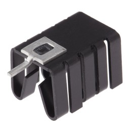 5 pcs - Heatsink, 27.3K/W, 12.7 x 14.48 x 19.05mm, Solder