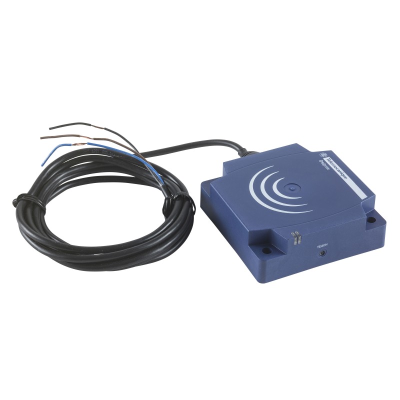 1 pcs - Telemecanique Sensors Inductive Block-Style Inductive Proximity Sensor, 60 mm Detection, PNP Output, 24 V
