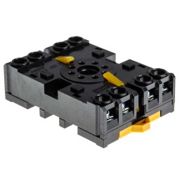 1 pcs - Omron Socket For Use With H3CR-A Series, H3CR-F Series, H3CR-G Series, H3CR-H Series
