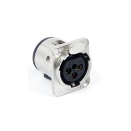 1 pcs : E3FSTAU - XLR Connectors QG RECEPTACLE/GOLD