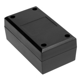 1 pcs - RS PRO Black ABS Enclosure, IP30, IK06, 99.8 x 56.1 x 43.3mm