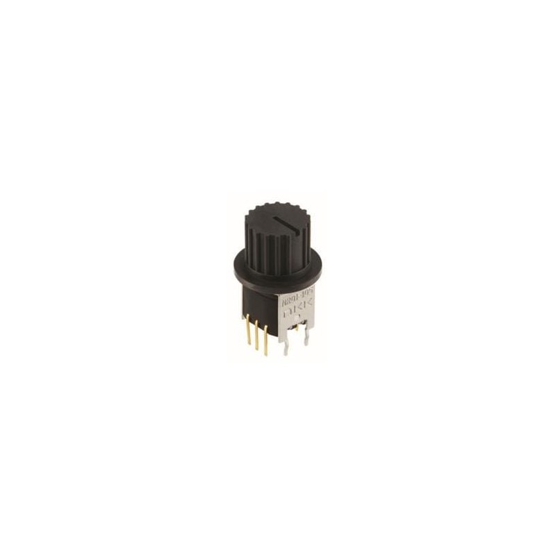1 pcs : NR01105ANG13-2A - Rotary Switches 5POS 1P 28VAC/DC BLK FLNGE 45Deg NonShrt