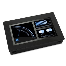 1 pcs - Lascar PanelPilotACE TFT Digital Panel Multi-Function Meter for Current, Voltage, 77mm x 116mm