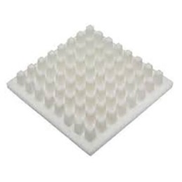 5 pcs - Heatsink, Universal Square Ceramic, 23.7 °C/W @ 400 lfm, 40.0 °C/W @ 100 lfm, 30 x 30 x 6mm, Adhesive, Screw