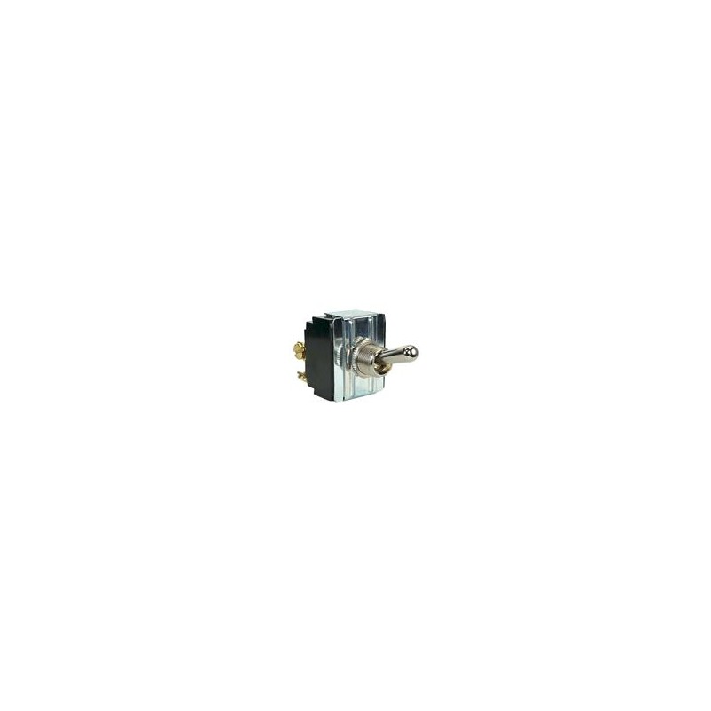 1 pcs : HL254-73 - Toggle Switches 3-pole, ON - None - ON, 10A/15A 250VAC/125VAC 3/4 HP, Non-Illuminated Bat Style Toggle Switch