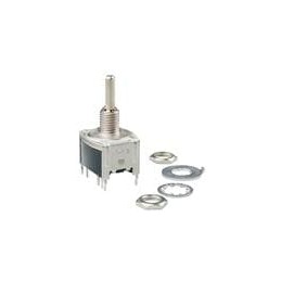 1 pcs : MRB12B - Rotary Switches SPDT ON-ON .4VA BRACKET PC TERM