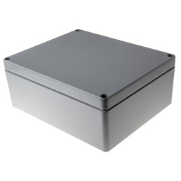 1 pcs - Fibox Euronord Series Grey Aluminium Enclosure, IP66, IP67, IP68, Grey Lid, 280 x 230 x 110mm