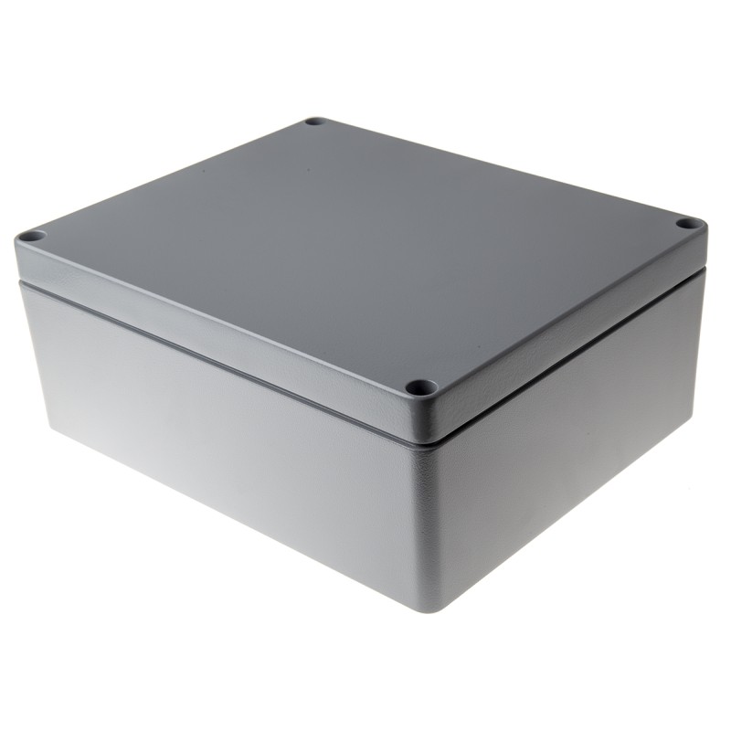 1 pcs - Fibox Euronord Series Grey Aluminium Enclosure, IP66, IP67, IP68, Grey Lid, 280 x 230 x 110mm