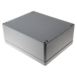 1 pcs - Fibox Euronord Series Grey Aluminium Enclosure, IP66, IP67, IP68, Grey Lid, 280 x 230 x 110mm