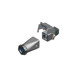 1 pcs : ID550-000 - Modular Connectors / Ethernet Connectors RJ45 PLUG ASSY IP67 NICKEL