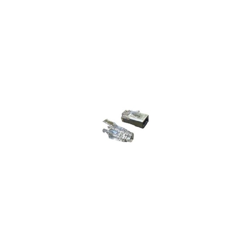 1 pcs : 300668SEZ - Modular Connectors / Ethernet Connectors 8P8C CAT 6 SHLD PLUG EZ-RJ45