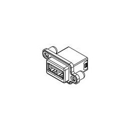 1 pcs : MUSBR-3193-30 - USB Connectors Usb Conn 3.0 R/a Pcb Std 'A' Receptacle