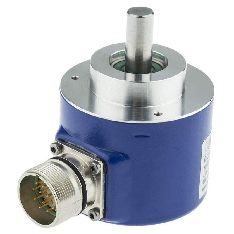 1 pcs - Baumer GI355 Series Optical Incremental Encoder, 500 ppr, HTL/Push Pull Signal, Solid Type, 10mm Shaft
