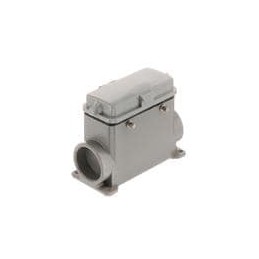 1 pcs : T1490160129-000 - Heavy Duty Power Connectors Hood High Body PG29 PG2x16 Side Entry