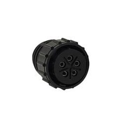 1 pcs : APC06-18-11S - Circular MIL Spec Connector CONNECTOR, PLASTIC, PLUG, STRAIGHT, LESS CONTACTS, 18-11, 5 POLE, FEMALE, ROH