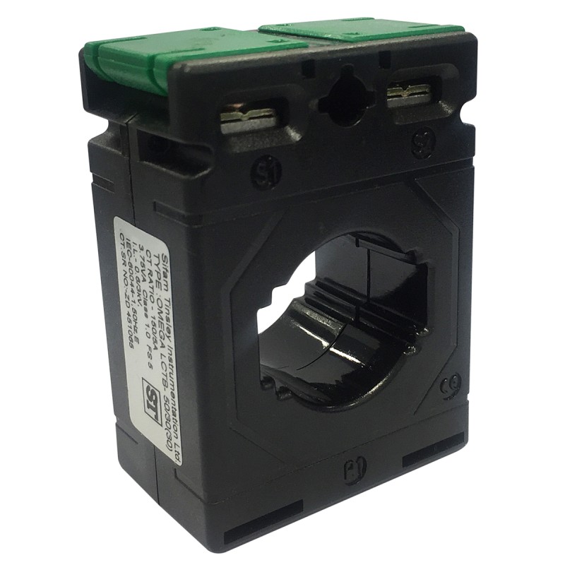 1 pcs - Sifam Tinsley Omega Series Current Transformer, 200A Input, 200:5, 5 A Output, 26mm Bore