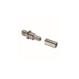 1 pcs : EZ-200-SF-SS-X - RF Connectors / Coaxial Connectors SMA-Female (jack) crimp connector, non-solder pin, no braid trim